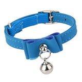 Maxbell Maxbell Adjustable Pet Kitten Cat Puppy Safety Collar Bell Buckle Neck Strap Blue