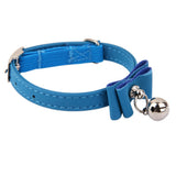 Maxbell Maxbell Adjustable Pet Kitten Cat Puppy Safety Collar Bell Buckle Neck Strap Blue