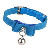 Maxbell Maxbell Adjustable Pet Kitten Cat Puppy Safety Collar Bell Buckle Neck Strap Blue