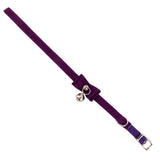 Maxbell Maxbell Adjustable Pet Kitten Cat Puppy Safety Collar Bell Buckle Neck Strap Purple
