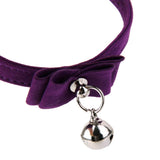 Maxbell Maxbell Adjustable Pet Kitten Cat Puppy Safety Collar Bell Buckle Neck Strap Purple