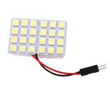 Maxbell 6xCar Interior Light Panel 24 SMD LED T10 Dome Bulb BA9S Adapter 12V DC CG