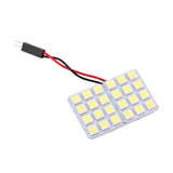 Maxbell 6xCar Interior Light Panel 24 SMD LED T10 Dome Bulb BA9S Adapter 12V DC CG