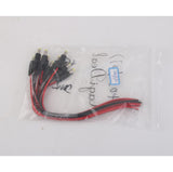 Maxbell 7x10pcs 12V DC Power Pigtail Male 5.5*2.1mm Cable Plug Wire For CCTV Security