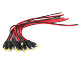 Maxbell 7x10pcs 12V DC Power Pigtail Male 5.5*2.1mm Cable Plug Wire For CCTV Security