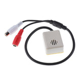 Maxbell 4xAdjustable CCTV Camera Microphone Audio/Sound Monitor RCA 3.5mm Connector