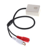 Maxbell 4xAdjustable CCTV Camera Microphone Audio/Sound Monitor RCA 3.5mm Connector