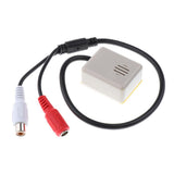 Maxbell 4xAdjustable CCTV Camera Microphone Audio/Sound Monitor RCA 3.5mm Connector