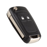 Maxbell 4xUniversal Car Auto Flip Key Fob Case Shell 2 Button for Blank for OPEL