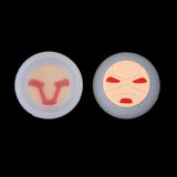 Maxbell 2xRed Face Luminous Joystick Thumbstick Caps for PS4 PS3   One Controller