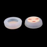 Maxbell 2xRed Face Luminous Joystick Thumbstick Caps for PS4 PS3   One Controller