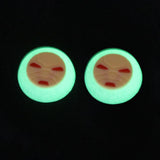 Maxbell 2xRed Face Luminous Joystick Thumbstick Caps for PS4 PS3   One Controller