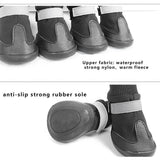 Maxbell Maxbell Pet Dog Puppy Waterproof PU Leather Shoes Snow Boots Size S