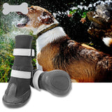 Maxbell Maxbell Pet Dog Puppy Waterproof PU Leather Shoes Snow Boots Size XL