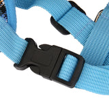 Maxbell Maxbell Pet Dog Puppy Plaid Mesh Adjustable Harness Clothes Size M Blue