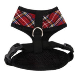 Maxbell Maxbell Pet Dog Puppy Plaid Mesh Adjustable Harness Clothes Size L Red