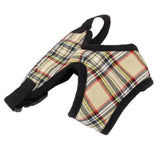 Maxbell Maxbell Pet Dog Puppy Plaid Mesh Adjustable Harness Clothes Size M Yellow