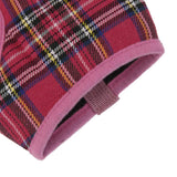 Maxbell Maxbell Pet Dog Puppy Plaid Mesh Adjustable Harness Clothes Size M Pink