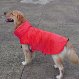 Maxbell Maxbell Waterproof Pet Dog Waistcoat Jacket Fleece Lined Raincoat Clothes XL Red