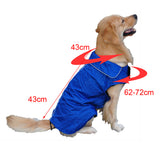 Maxbell Maxbell Waterproof Pet Dog Waistcoat Jacket Fleece Lined Raincoat Clothes XL Red
