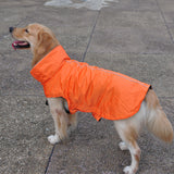 Maxbell Maxbell Waterproof Pet Dog Waistcoat Jacket Fleece Lined Raincoat Clothes L Orange