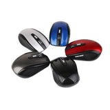 Maxbell Laptop PC 2.4GHz 1600dpi Wireless Optical Mouse Mice USB Receiver Grey