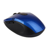 Maxbell Laptop PC 2.4GHz Wireless Optical Mouse Mice USB Receiver -Blue