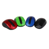 Maxbell Laptop PC 2.4GHz Wireless Optical Mouse Mice USB Receiver -Blue