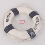 Maxbell 6xWelcome Blue Nautical Wall Decor Ship Boat Ring Life Buoy Preserver 20cm