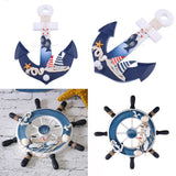 Maxbell Nautical Anchor Wall Hanging Hook Ship Starfish Decor Coat Hat Door Rack