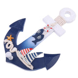 Maxbell Nautical Anchor Wall Hanging Hook Ship Starfish Decor Coat Hat Door Rack