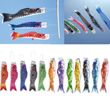Maxbell 30x55-150cm Various Japanese Windsock Carp Flag Koi Nobori Sailfish 55cm Red