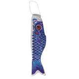 Maxbell 5x55-150cm Various Japanese Windsock Carp Flag Koi Nobori Sailfish 55cm Blue