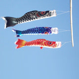 Maxbell 5x55-150cm Various Japanese Windsock Carp Flag Koi Nobori Sailfish 55cm Blue