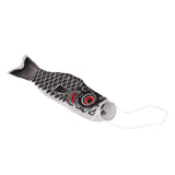 Maxbell 4x55-150cm Various Japanese Windsock Carp Flag Koi Nobori Sailfish 55cm Black