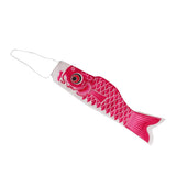 Maxbell 3x55-150cm Various Japanese Windsock Carp Flag Koi Nobori Sailfish 70cm Pink