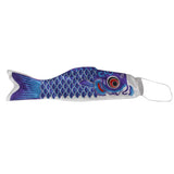 Maxbell 3x55-150cm Various Japanese Windsock Carp Flag Koi Nobori Sailfish 70cm Blue