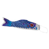 Maxbell 3x55-150cm Various Japanese Windsock Carp Flag Koi Nobori Sailfish 70cm Blue
