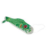 Maxbell 3x55-150cm Various Japanese Windsock Carp Flag Koi Nobori Sailfish 70cm Green