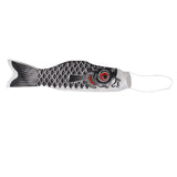 Maxbell 3x55-150cm Various Japanese Windsock Carp Flag Koi Nobori Sailfish 70cm Black