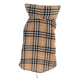 Maxbell Maxbell Pet Dog Waterproof Reversible Plaid Jacket Coat Winter Clothes Beige S