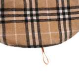Maxbell Maxbell Pet Dog Waterproof Reversible Plaid Jacket Coat Winter Clothes Beige L