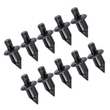 Maxbell 3xBumper Card Panel Black Fasteners Mounting Clips Push-Type Suit for for Suzuki