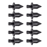 Maxbell 3xBumper Card Panel Black Fasteners Mounting Clips Push-Type Suit for for Suzuki
