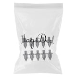 Maxbell 10xBumper Card Panel Black Fasteners Mounting Clips Push-Type Suit for for Suzuki