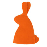 Maxbell 2x4pcs Cute Rabbit Design Easter Egg Covers Holder Decoration Ornament Orange