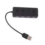 High Speed 4 Port USB 2.0 Multi HUB Splitter Expansion for Desktop PC Laptop