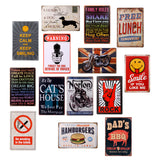 20x30cm Vintage Metal Tin Sign Plaque Wall Art Poster Cafe Bar Pub Food #2