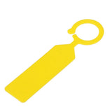 Maxbell 100pcs PP Tags Greenhouse Gardening Plant Circle Hanging Nursery Labels Yellow