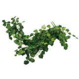Maxbell 2Pcs Artificial Wall Hanging Ivy Vine Silk Foliage Plant Decor Grape Leaf